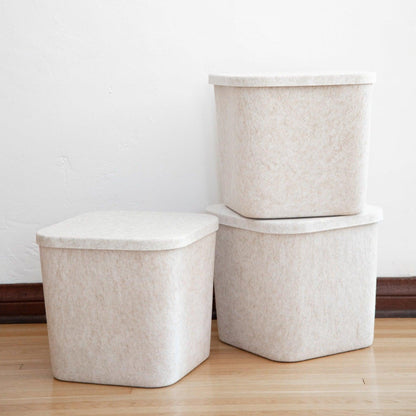 The Sculpted Storage Bin – Modern Home Organizer