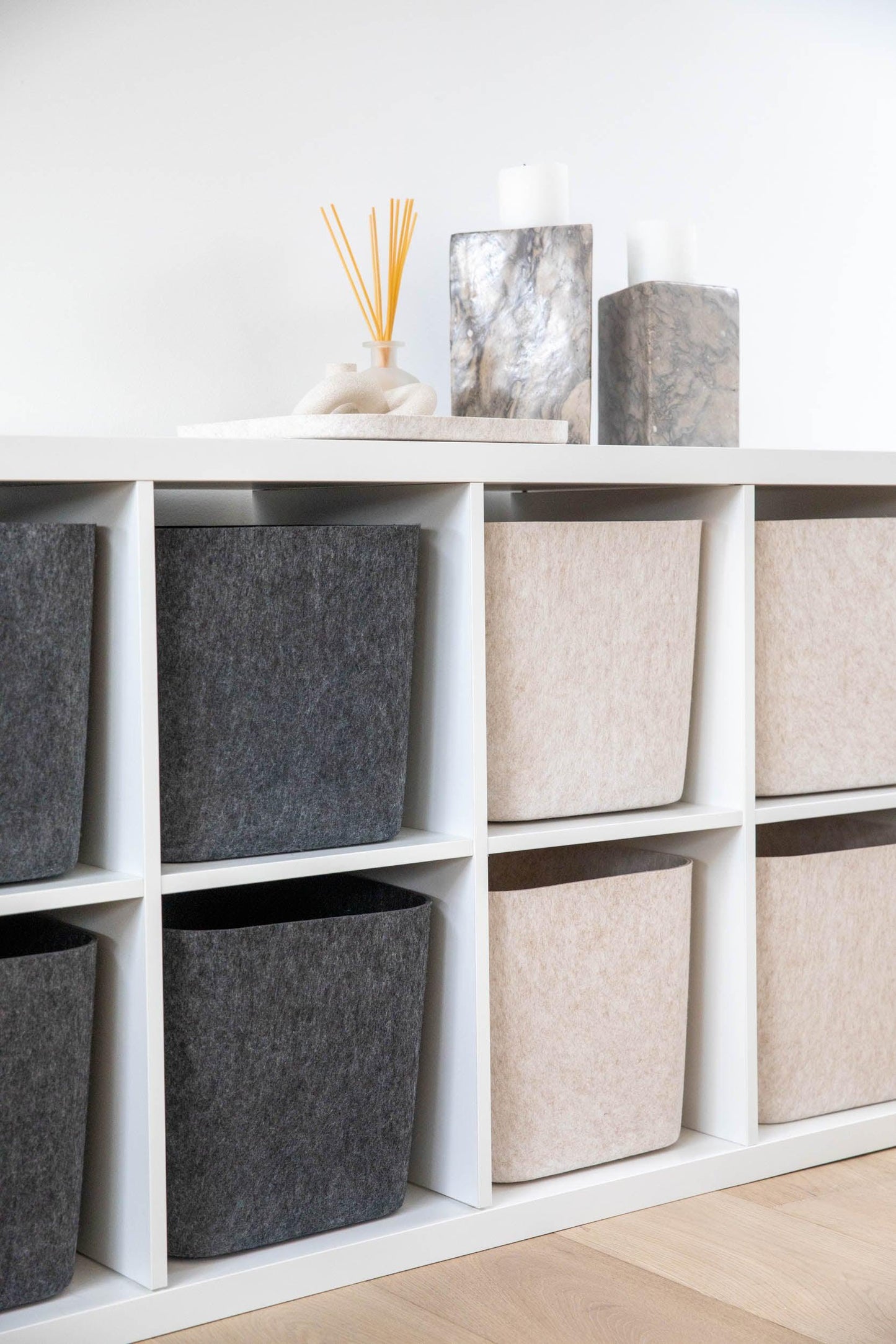 The Sculpted Storage Bin – Modern Home Organizer