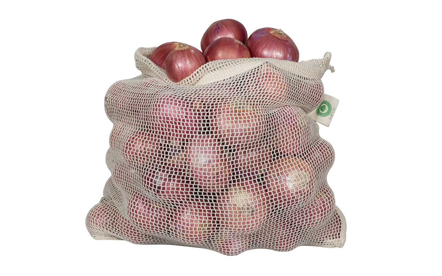 Reusable Cotton Mesh Produce Bags – Set of Eco Grocery Bags